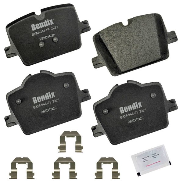 Bendix Semi-Metallic Bpr Disc Brake Pad, Bendix Cfm2221 Premium Copper Free CFM2221